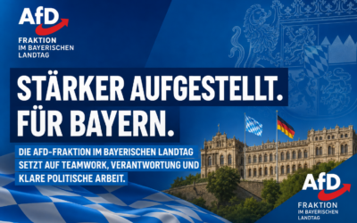 AfD-Fraktion im Bayerischen Landtag setzt künftig auf Doppelspitze