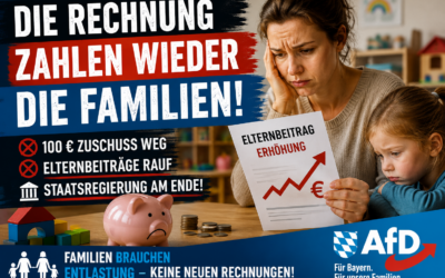 Die Rechnung zahlen wieder die Familien